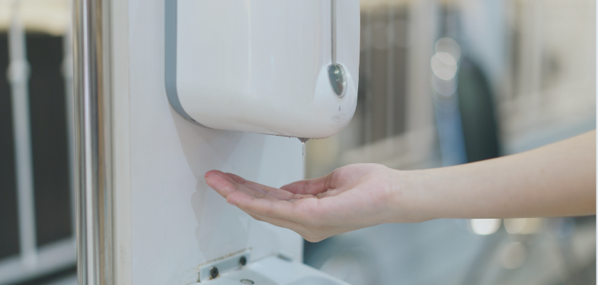 Hubspot Blog - Blog Image - Hand Sanitizer Station 840x400